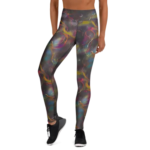 Chromalush on a Yoga Leggings