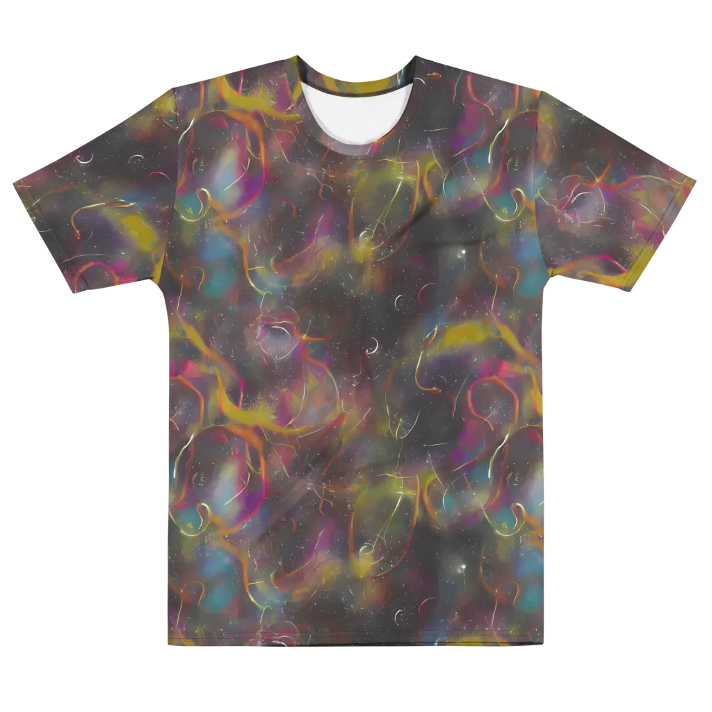 Chromalush on Men's Cotton Crew Neck T-Shirt — Front