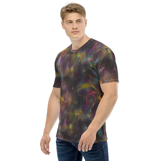Chromalush on a Men's Crew Neck T-Shirt
