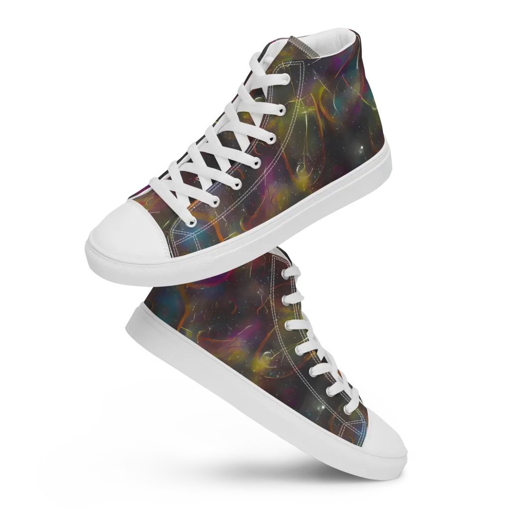 Chromalush on Women's High Top Canvas Shoes — Front