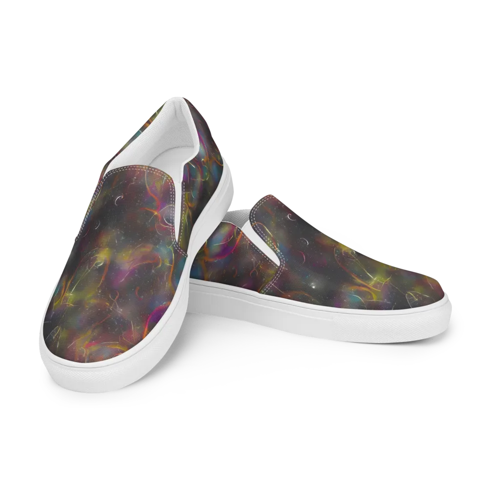 Chromalush on Men's Slip-On Canvas Shoes — Left Front