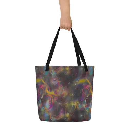 Chromalush on a Large Tote Bag W/ Pocket