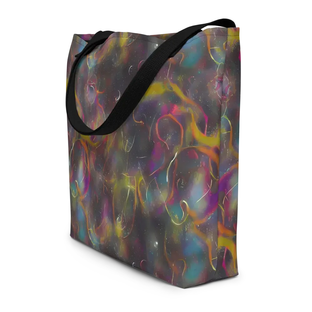 Chromalush on Large Tote Bag W/ Pocket — Front