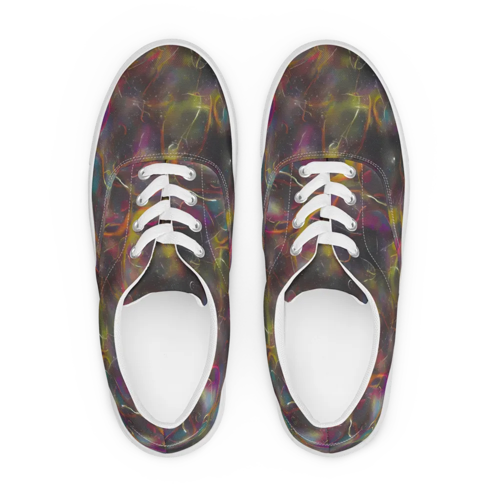 Chromalush on Men's Lace-Up Canvas Shoes — Front