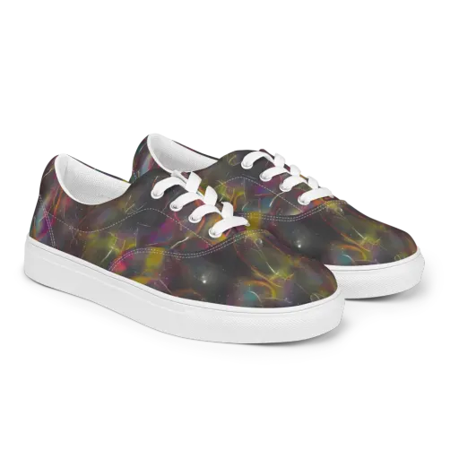 Chromalush on a Men's Lace-Up Canvas Shoes