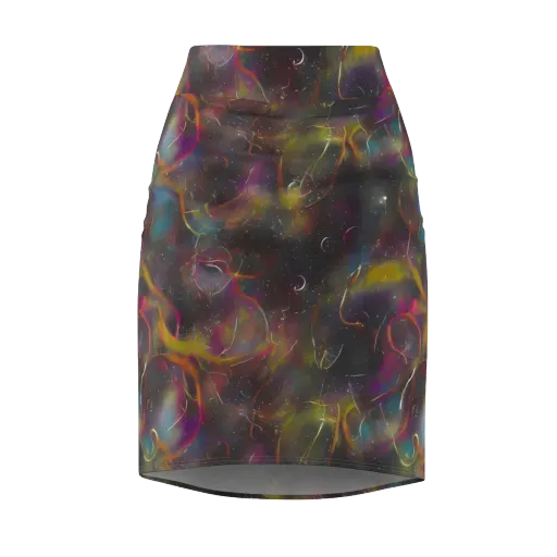 Chromalush on a Pencil Skirt
