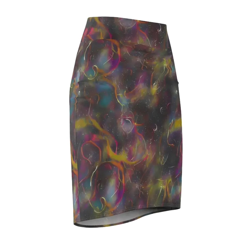 Chromalush on Pencil Skirt — Front Side