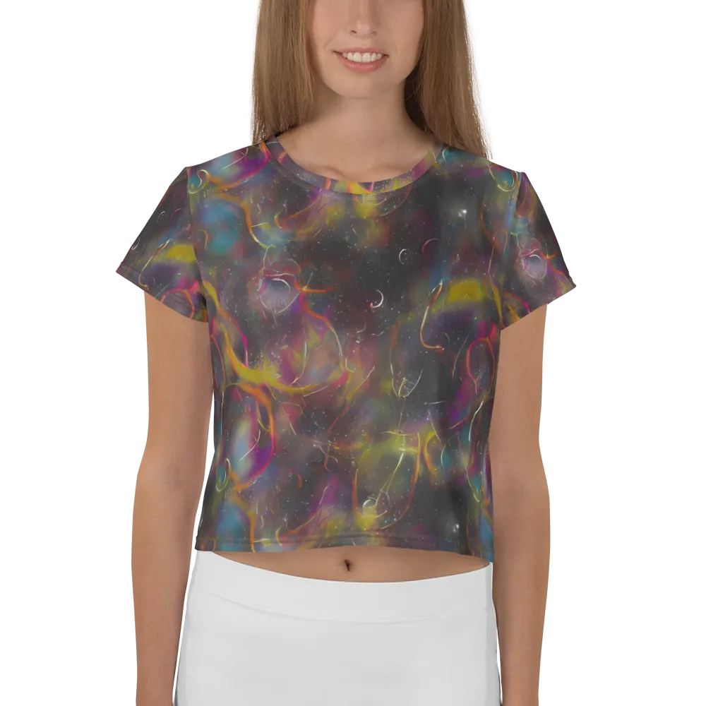 Chromalush on Crop Tee — Front