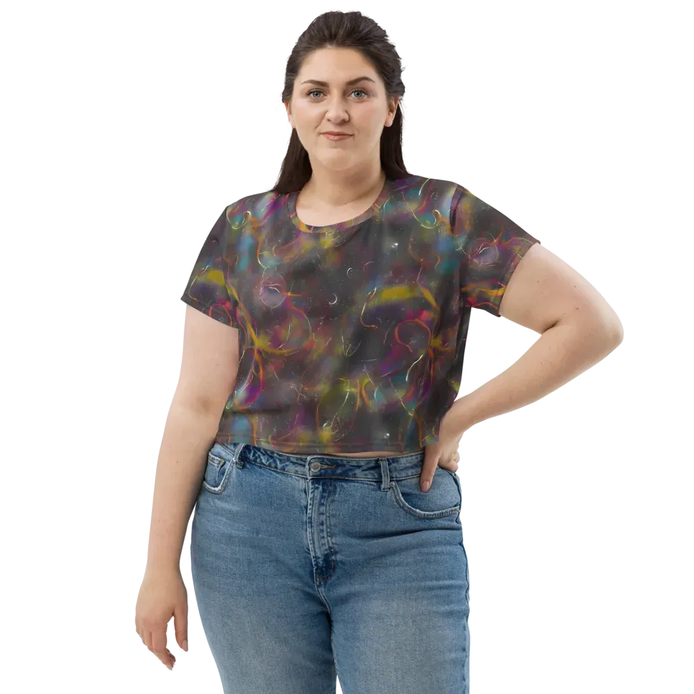 Chromalush on Crop Tee — Front