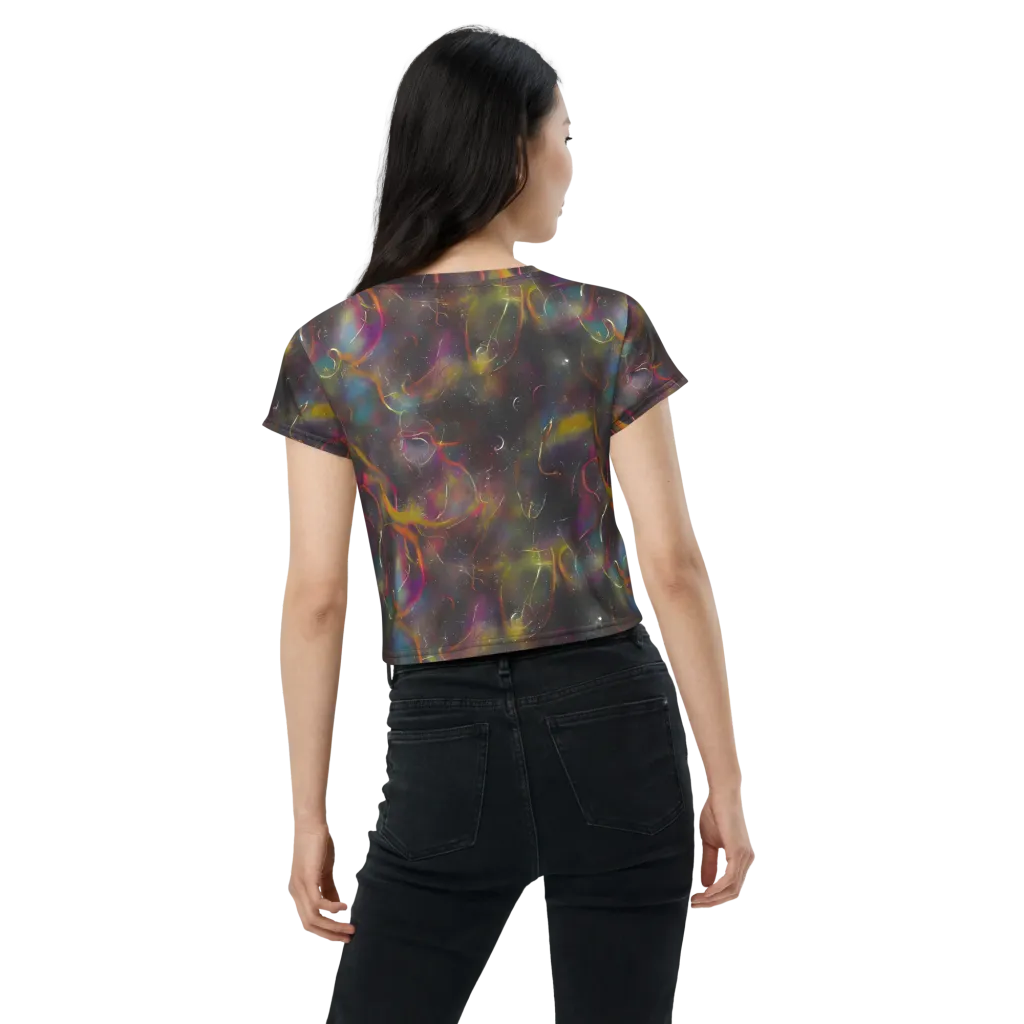 Chromalush on Crop Tee — Back
