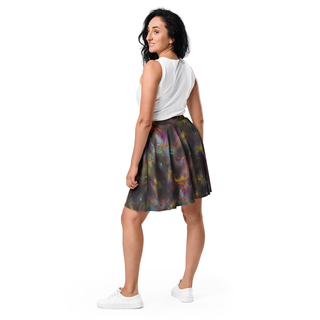 Chromalush on Skater Skirt — Back