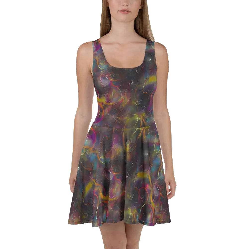 Chromalush on Skater Dress — Front