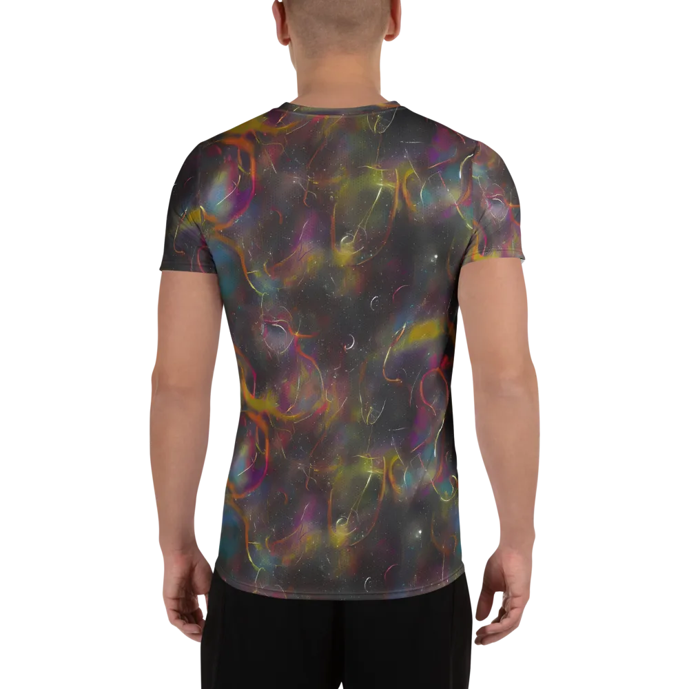 Chromalush on Men's Athletic T-Shirt — Back