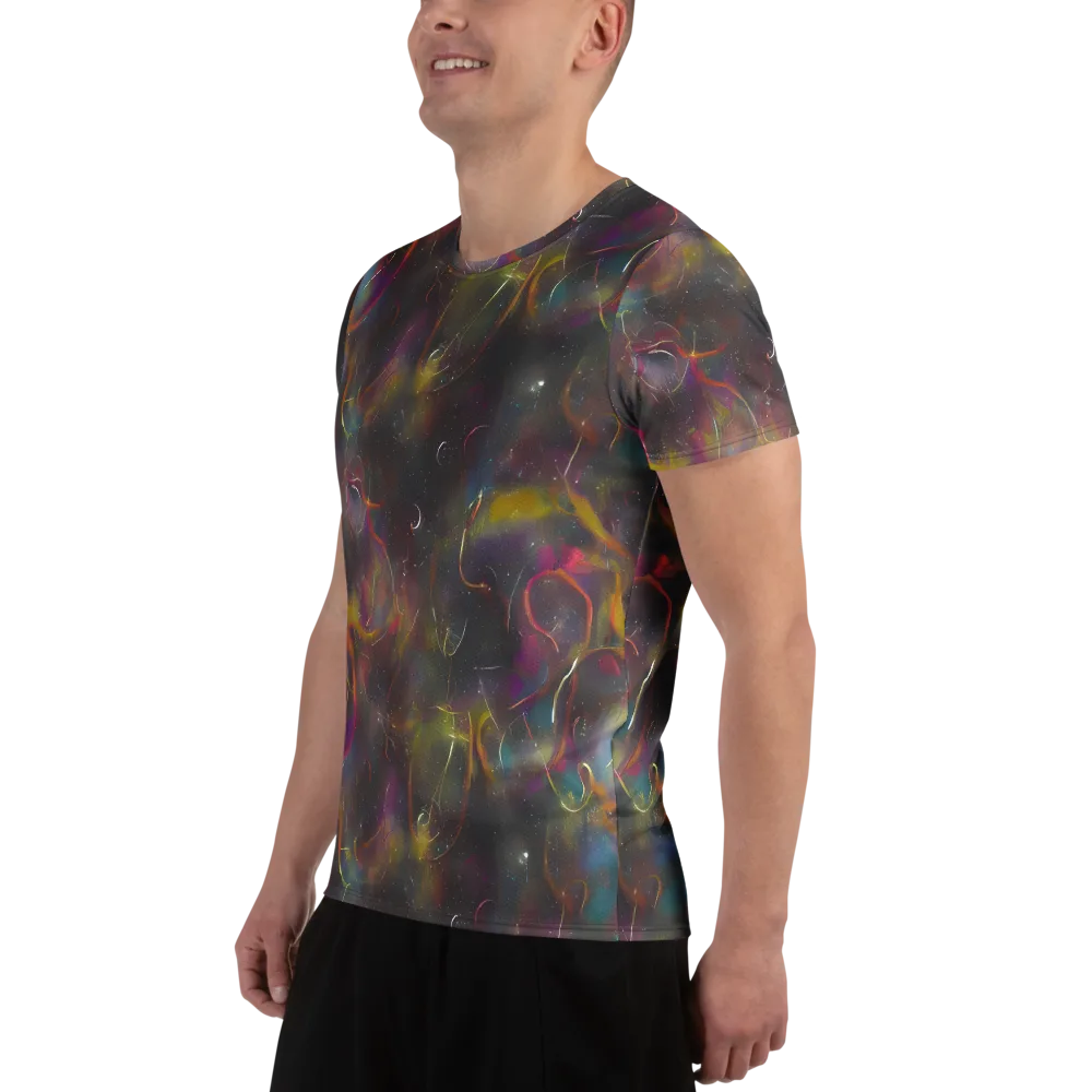Chromalush on Men's Athletic T-Shirt — Left