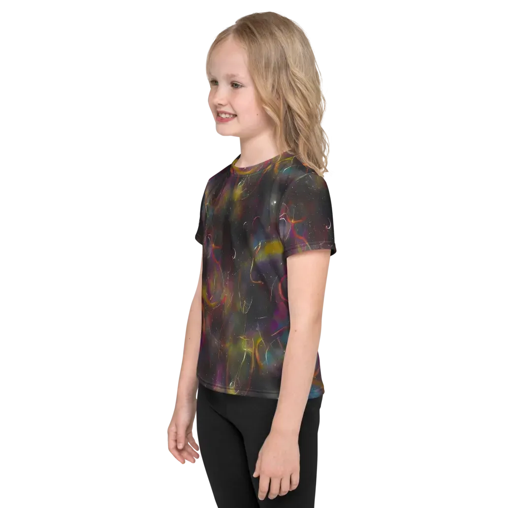 Chromalush on Kids Crew Neck T-Shirt — Left