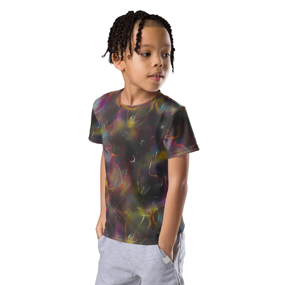 Chromalush on Kids Crew Neck T-Shirt — Left Front