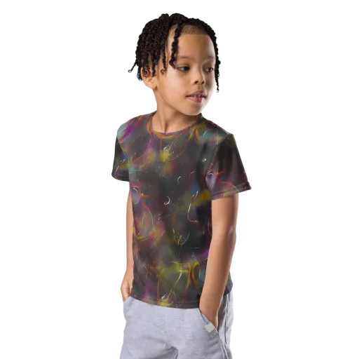 Chromalush on a Kids Crew Neck T-Shirt