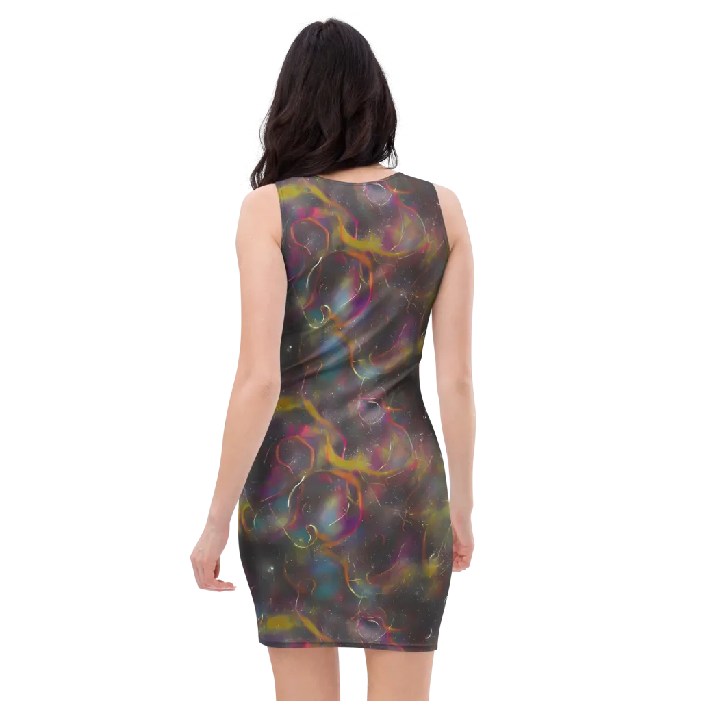 Chromalush on Bodycon Dress — Back
