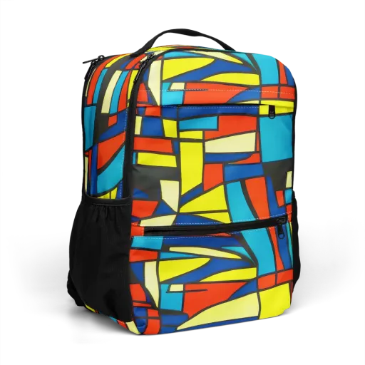 Neon Fractals on a Utility Backpack