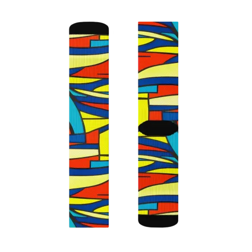 Neon Fractals on a Socks