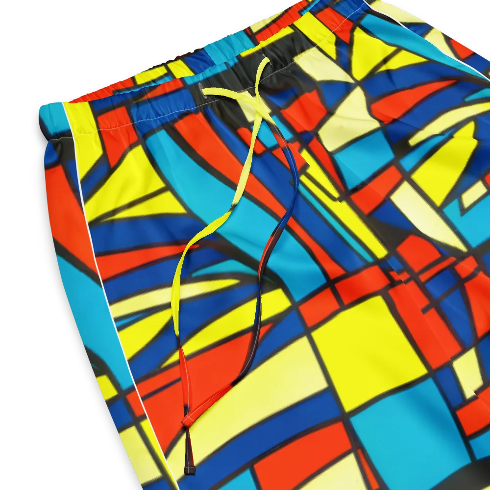Neon Fractals on Women's Pajama Pants — Product details