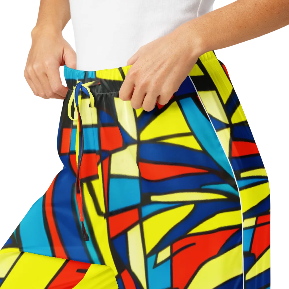 Neon Fractals on Women's Pajama Pants — Product details