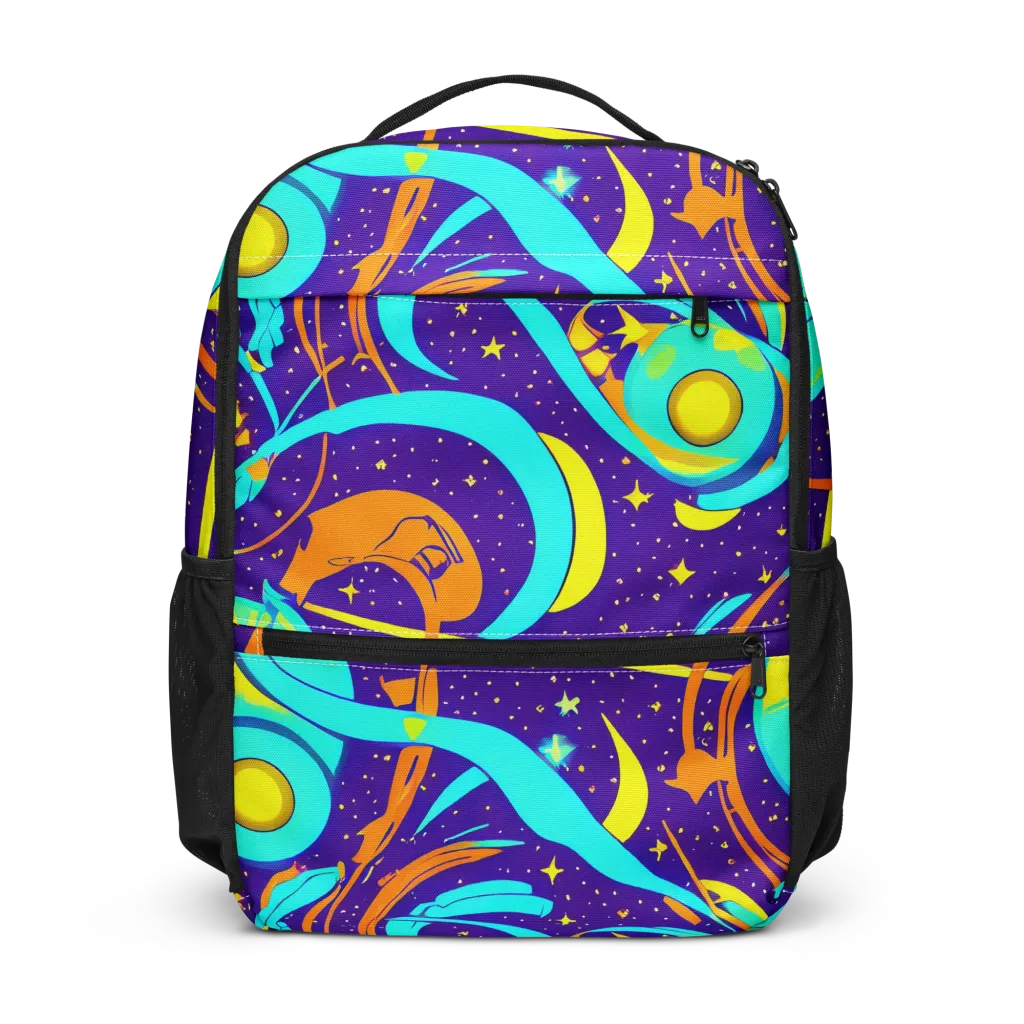 Stellar Swirl on Utility Backpack — Front