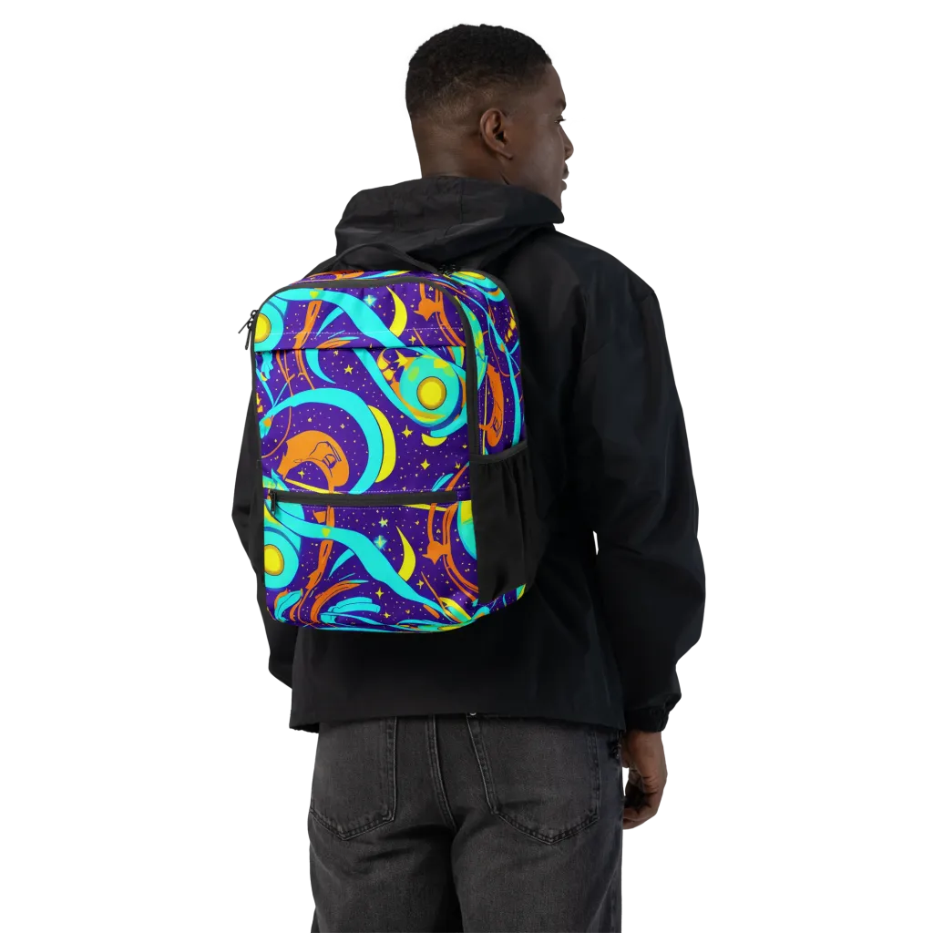 Stellar Swirl on Utility Backpack — Back