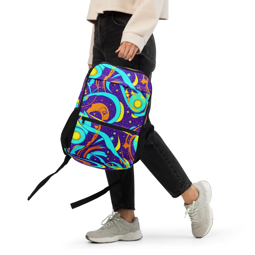 Stellar Swirl on Utility Backpack — Front