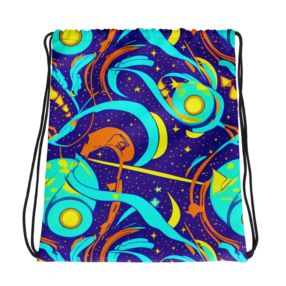 Stellar Swirl on Drawstring Bag — Photo