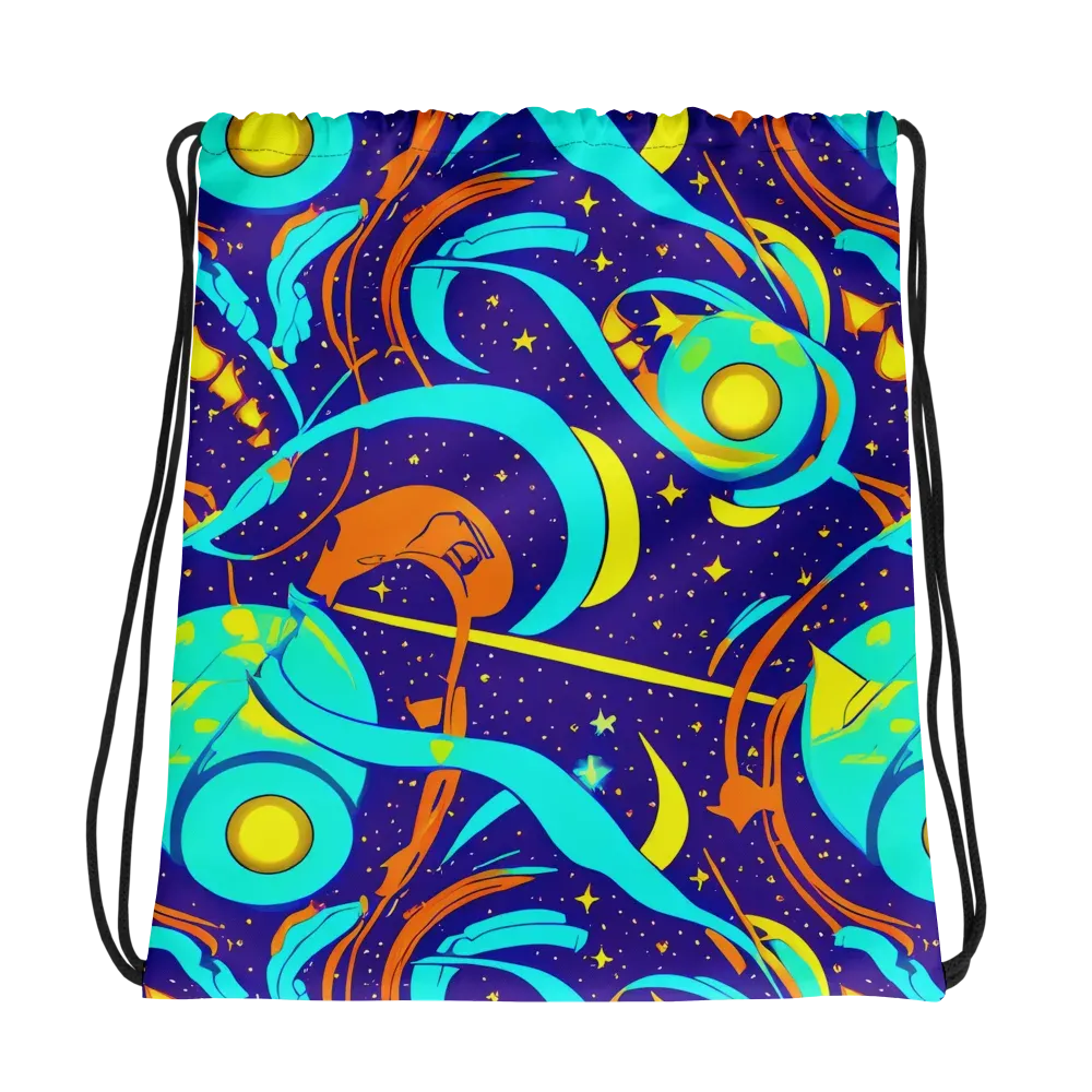 Stellar Swirl on Drawstring Bag — Photo