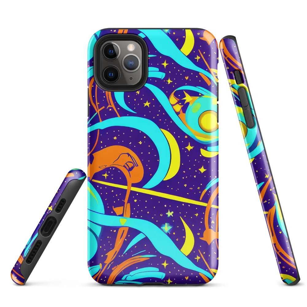 Stellar Swirl on Tough Case for iPhone® — Front