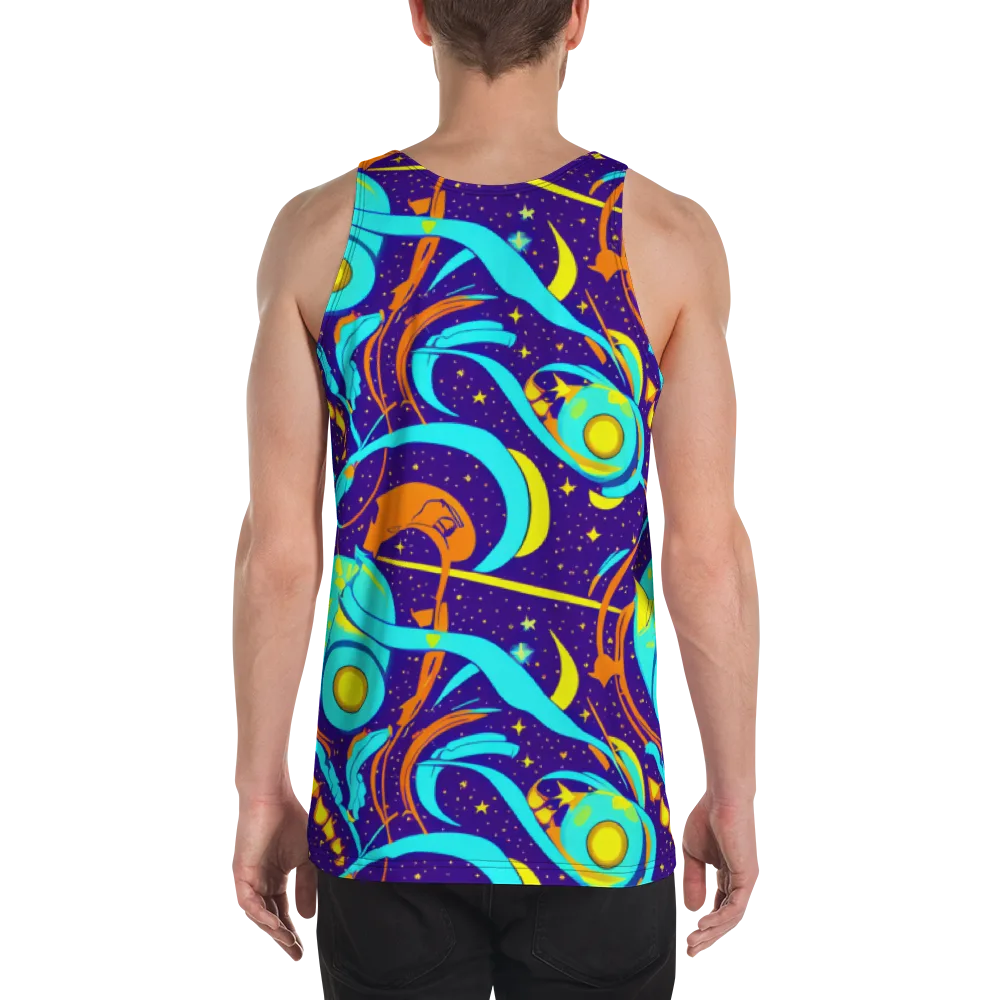 Stellar Swirl on Men's Tank Top — Back
