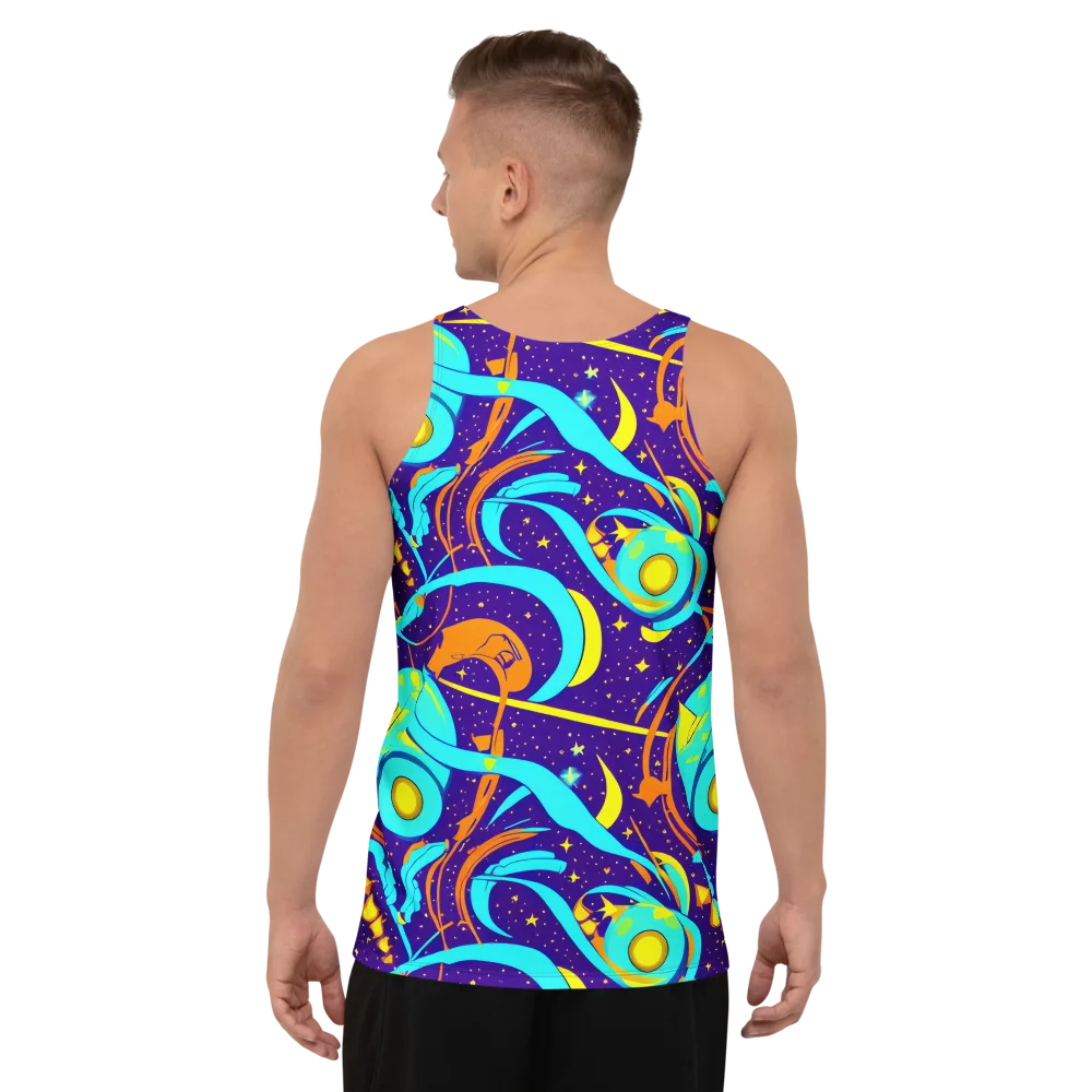 Stellar Swirl on Men's Tank Top — Back