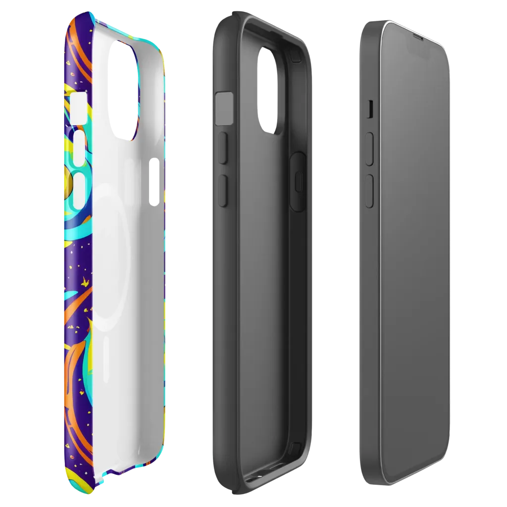Stellar Swirl on MagSafe Tough Case for iPhone® — Front