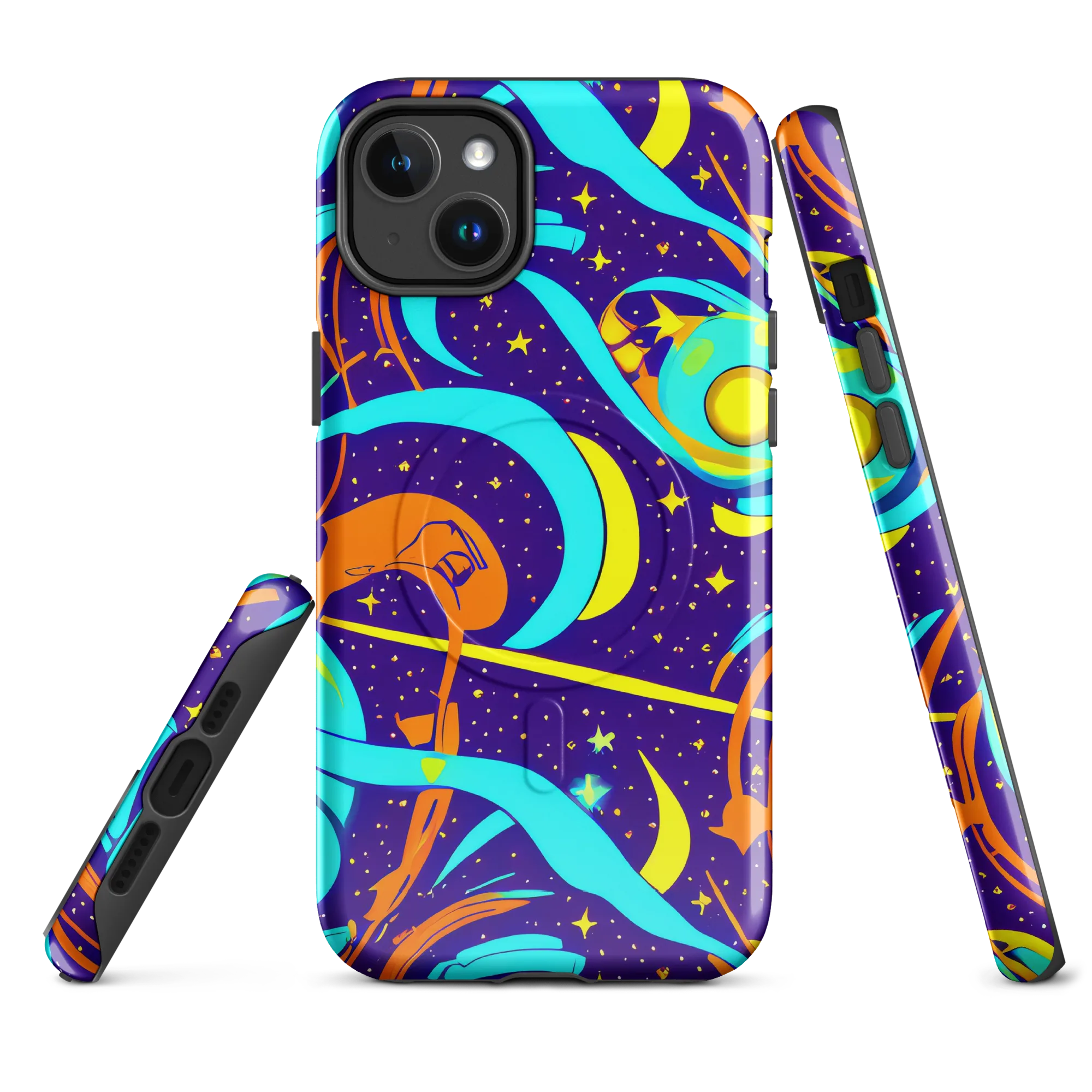 Stellar Swirl on MagSafe Tough Case for iPhone® — Front