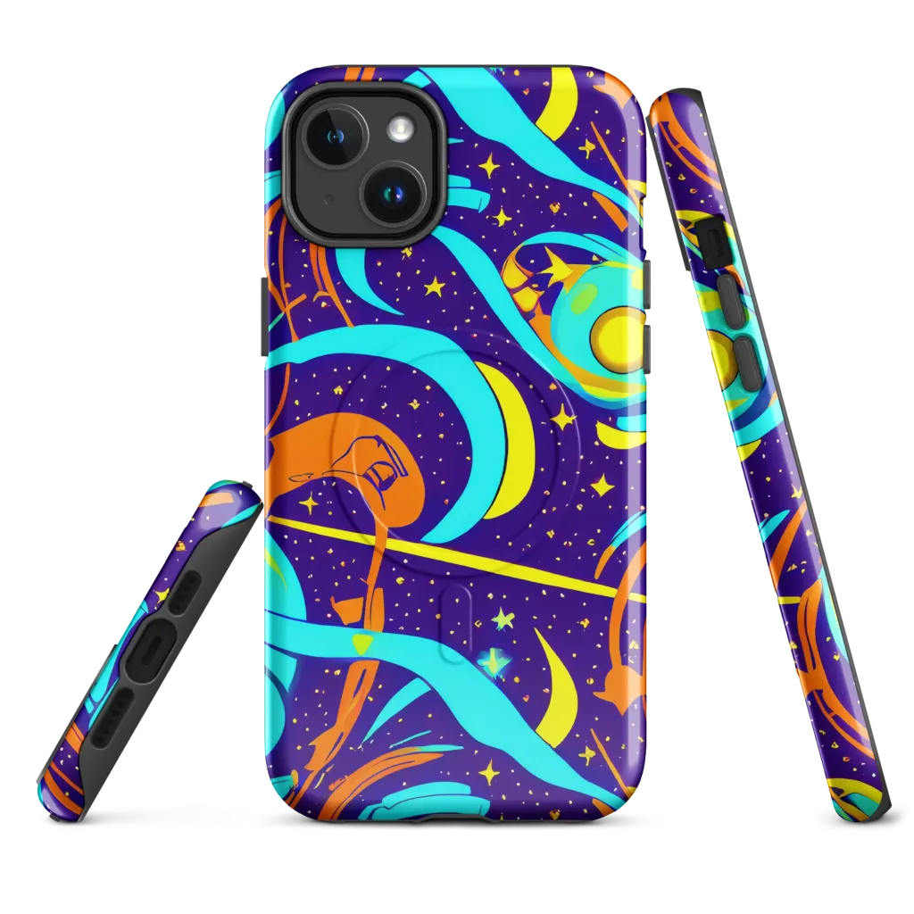 Stellar Swirl on MagSafe Tough Case for iPhone® — Front