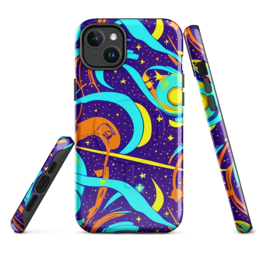 Stellar Swirl on a MagSafe Tough Case for iPhone®