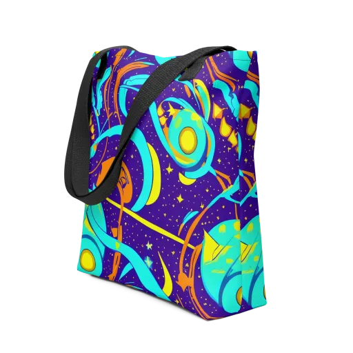 Stellar Swirl on a Tote Bag