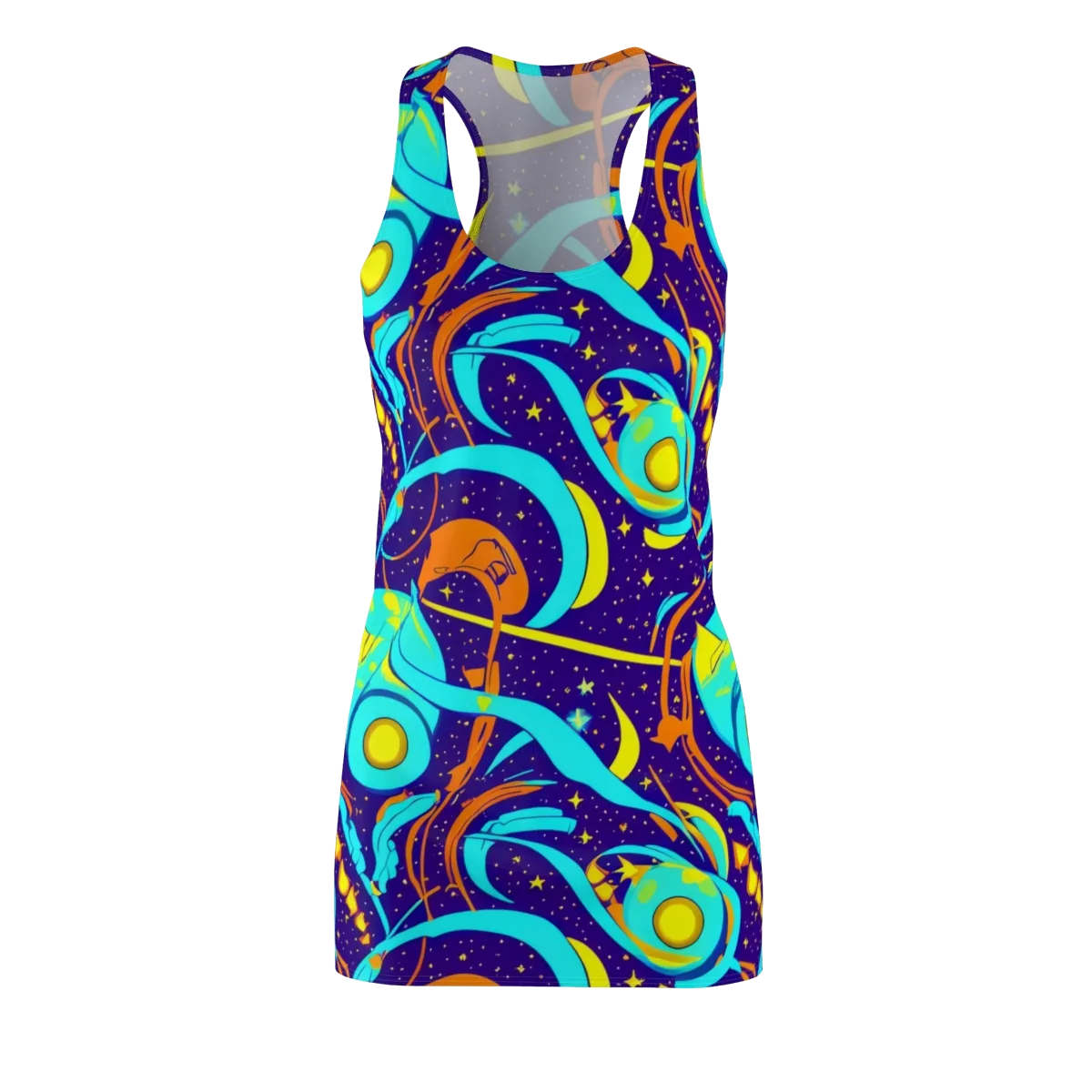 Stellar Swirl on Racerback Dress — Front