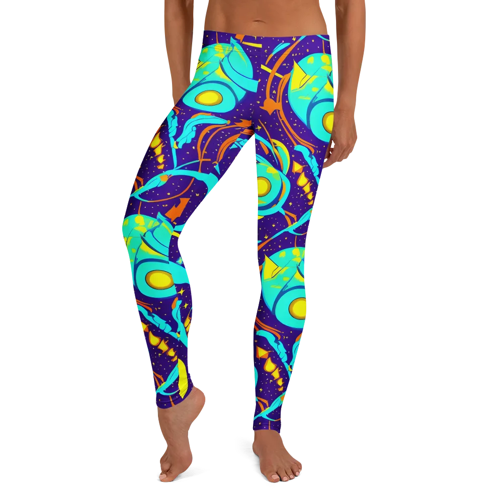 Stellar Swirl on Leggings — Front