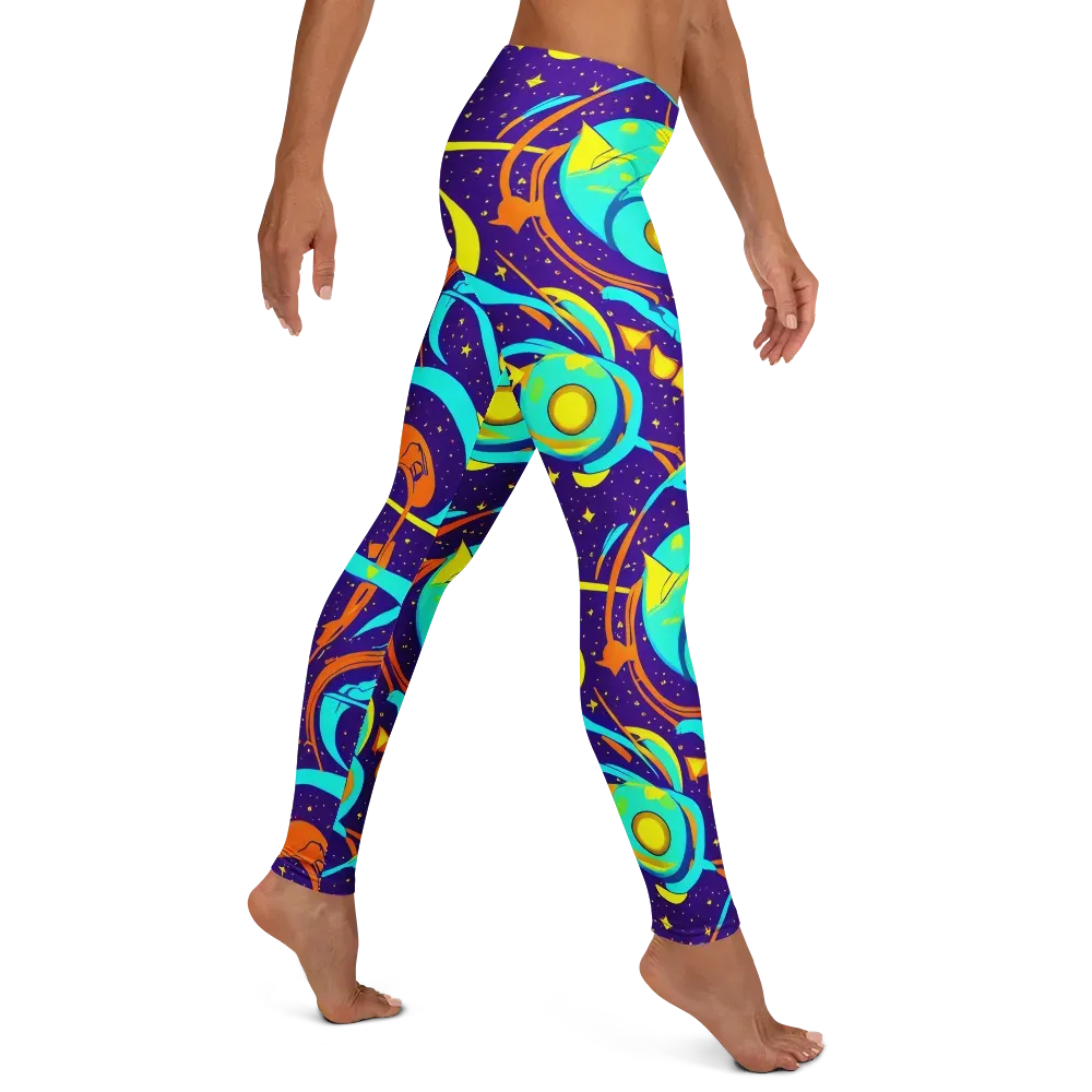 Stellar Swirl on Leggings — Right