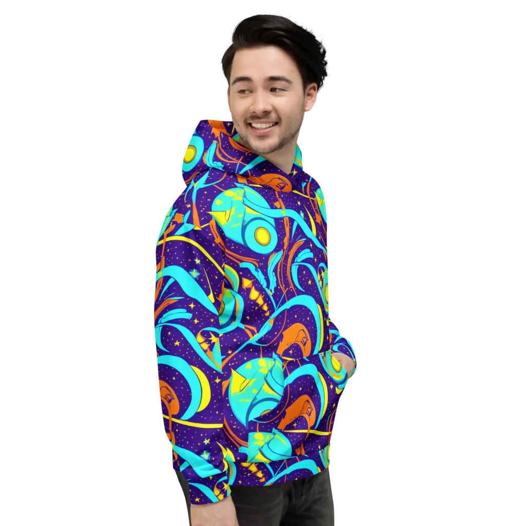 Stellar Swirl on Hoodie — Right