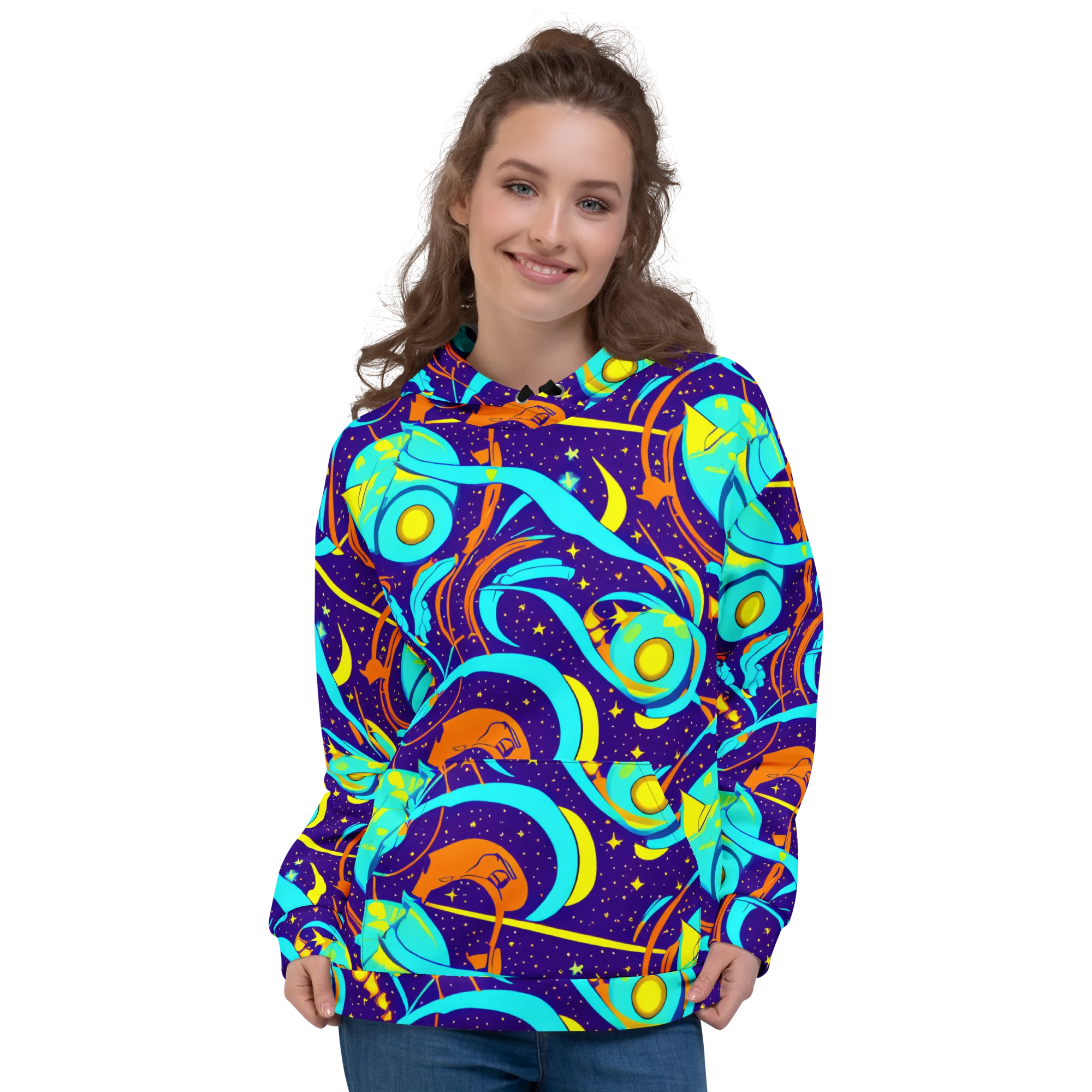 Stellar Swirl on Hoodie — Front