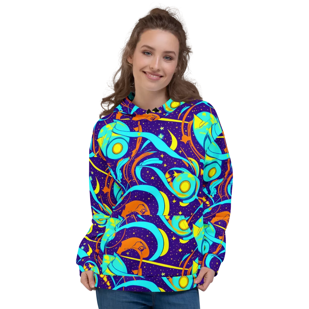 Stellar Swirl on Hoodie — Front