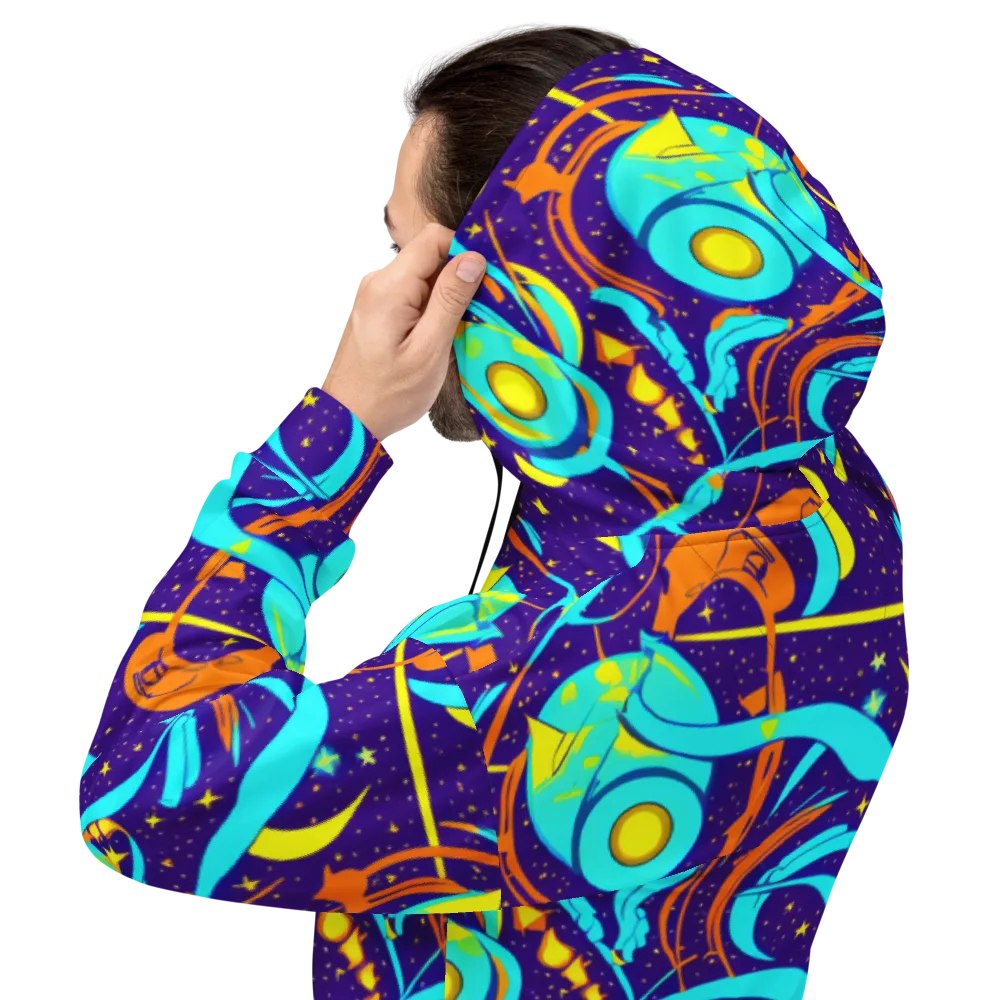 Stellar Swirl on Hoodie — Back