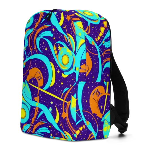 Stellar Swirl on a Minimalist Backpack