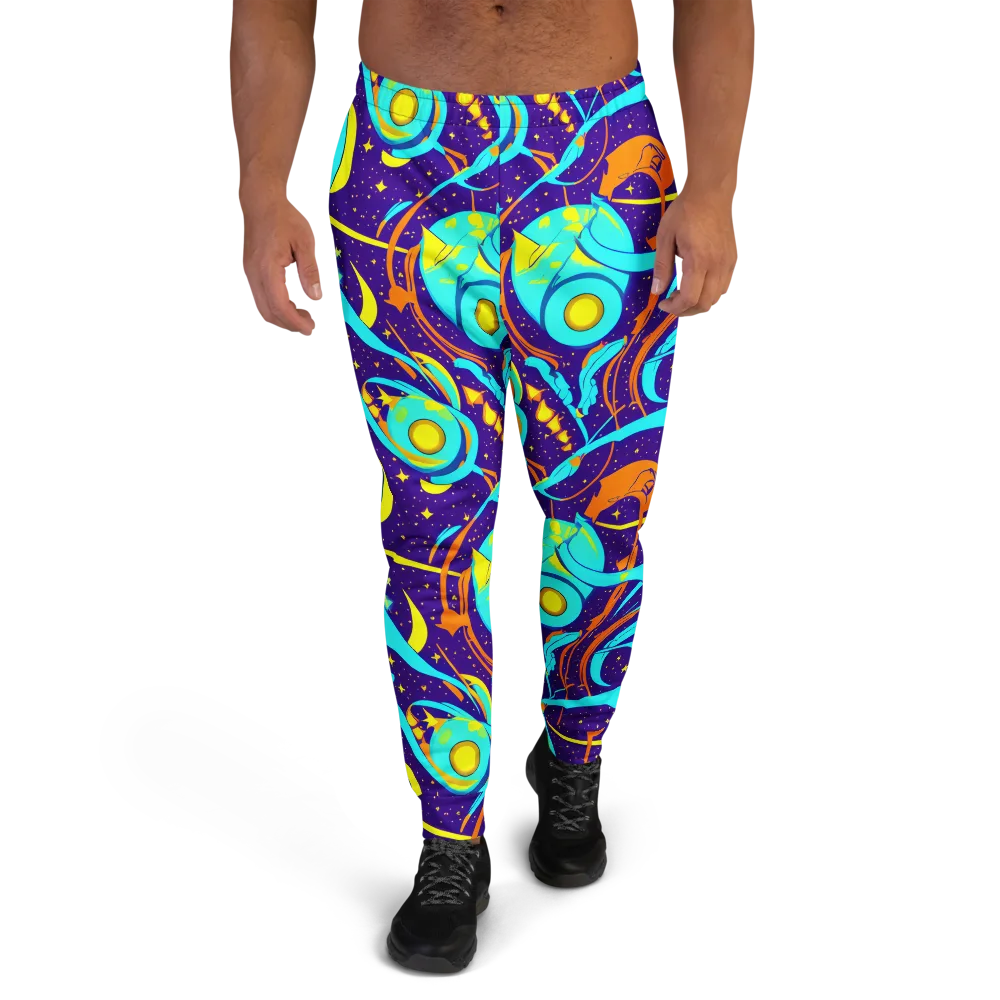 Stellar Swirl on Men's Joggers — Front