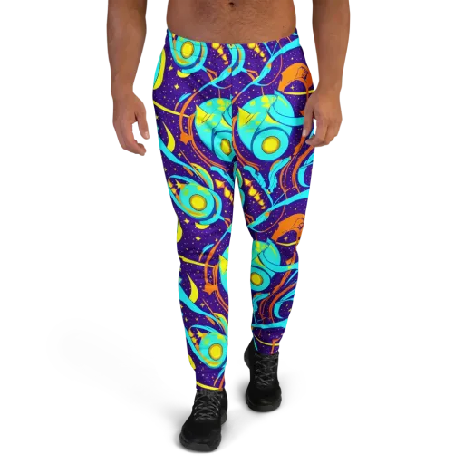 Stellar Swirl on a Men's Joggers