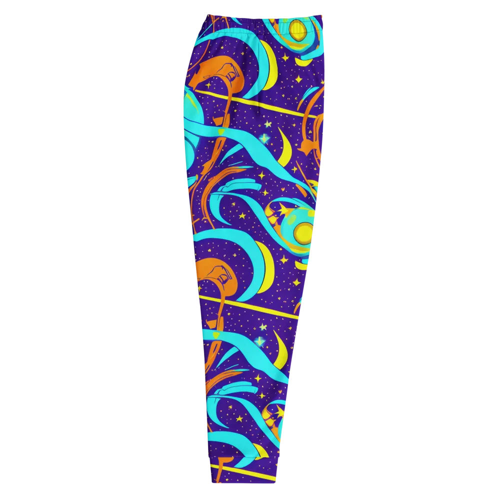 Stellar Swirl on Men's Joggers — Right